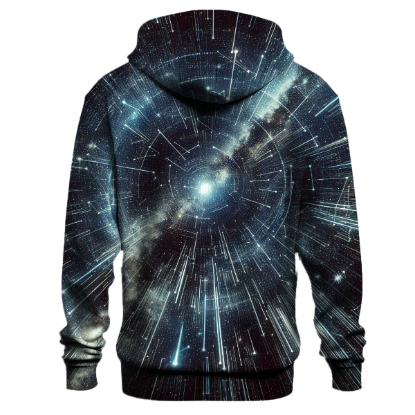 Galactic Star Trails Hoodie