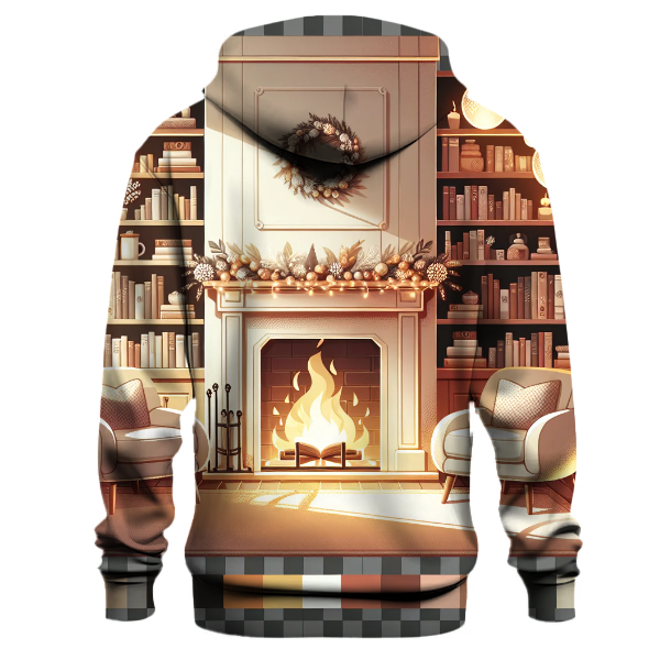 Cozy Fireplace Retreat Hoodie