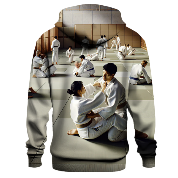 Judo Harmony and Strength Hoodie