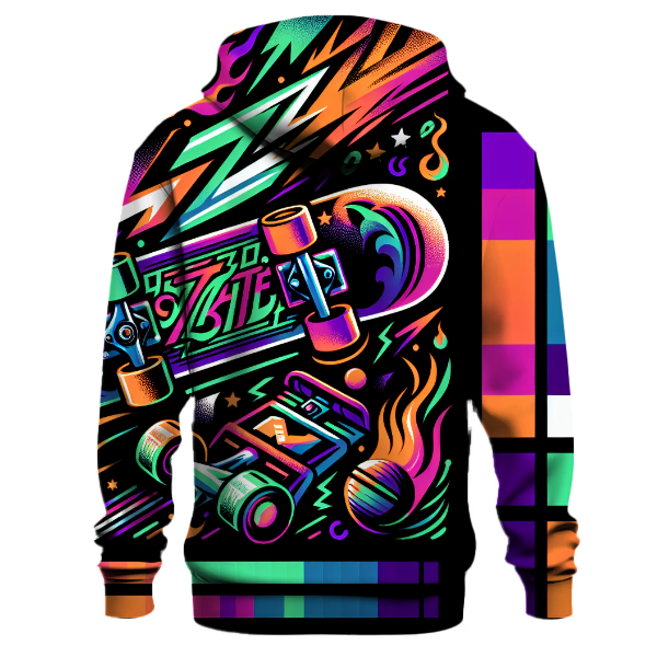 Nostalgic 70s Skate Culture Hoodie