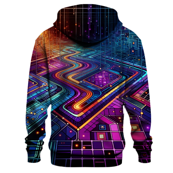 Cyberwave Grid Hoodie