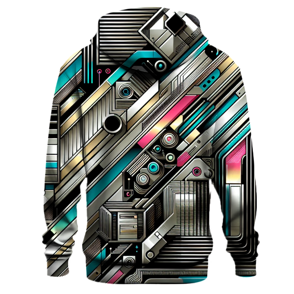 Retro Futuristic Flair Hoodie