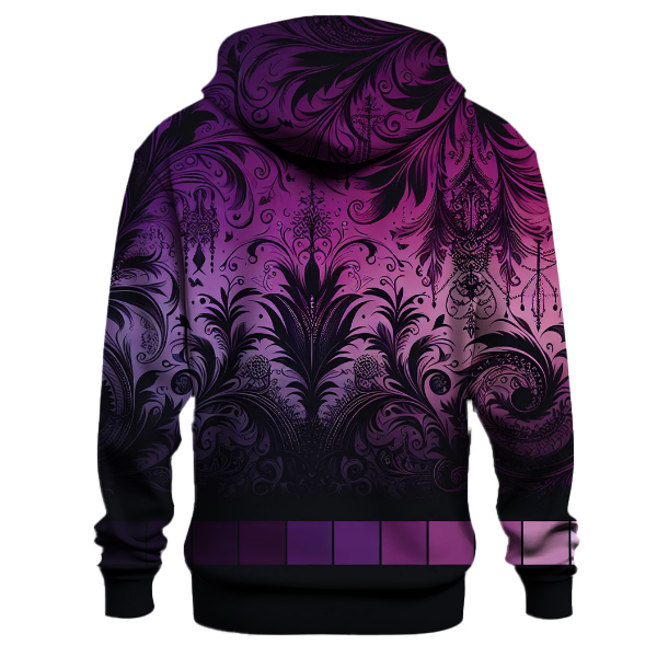 Gothic Twilight Bloom Hoodie