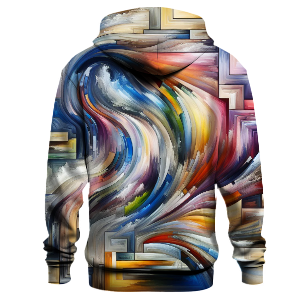 Vivid Abstract Expression Hoodie