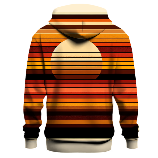 Bohemian Vibe Stripes Design Hoodie