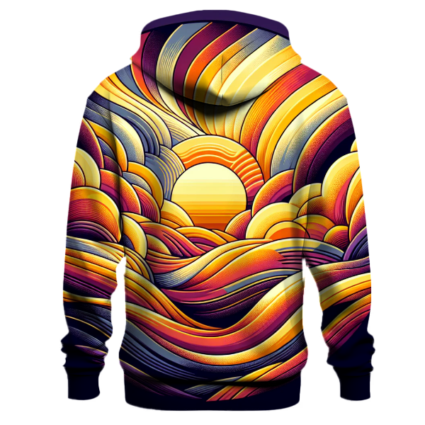 Radiant Sunset Tie-dye Hoodie