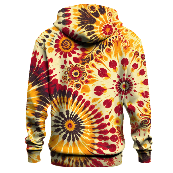 Vintage 70s Retro Tie-Dye Hoodie