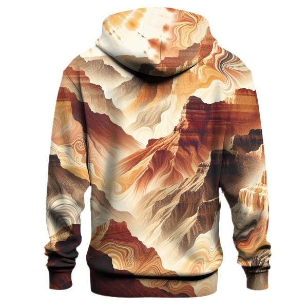 Canyon Sunrise Tie-Dye Hoodie