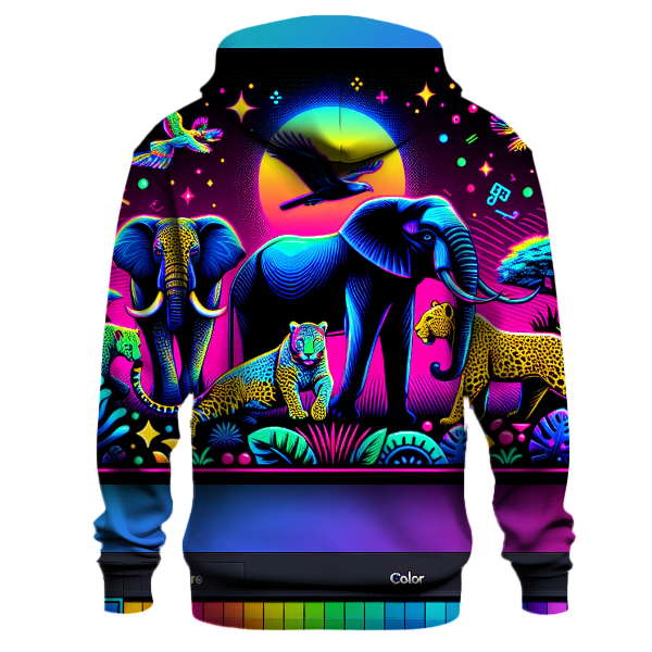 Neon Safari Hoodie