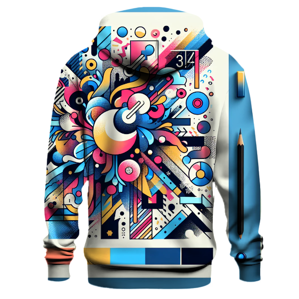 Funky 80s Splash Hoodie