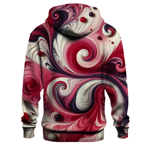 Raspberry Dreams Tie-dye Design Hoodie