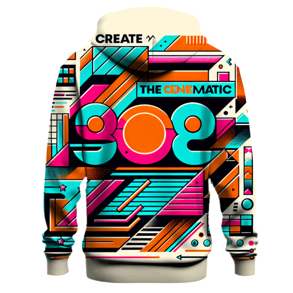 Radical 80s Lines Hoodie