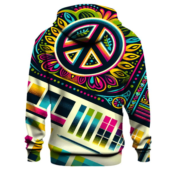 Peace Symbols Hoodie