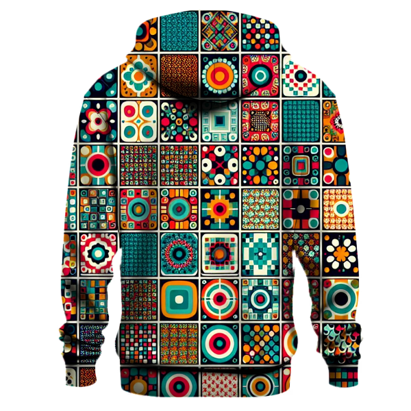 Funky Squares Hoodie