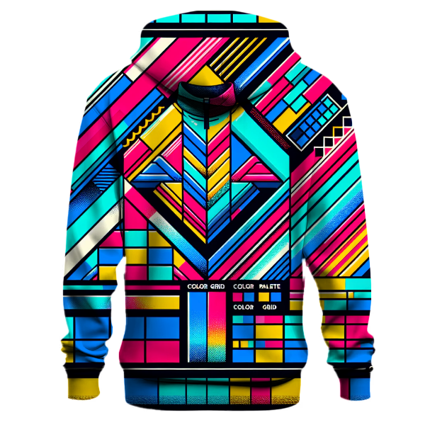 Funky 80s Windbreaker Hoodie