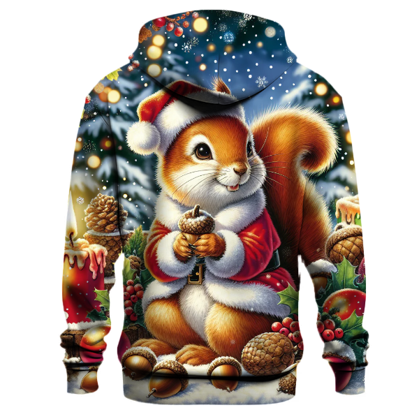 Nutty Holiday Squirrel Hoodie
