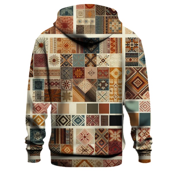 Radiant Boho Patchwork Hoodie