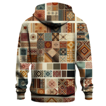 Radiant Boho Patchwork Hoodie