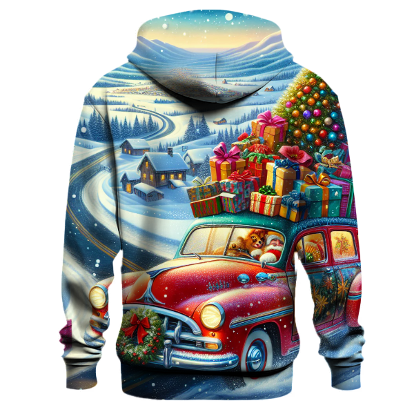 Festive Holiday Road Trip Hoodie