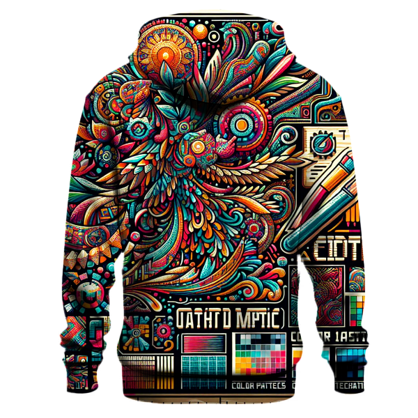 Modern Pixel Art Hoodie