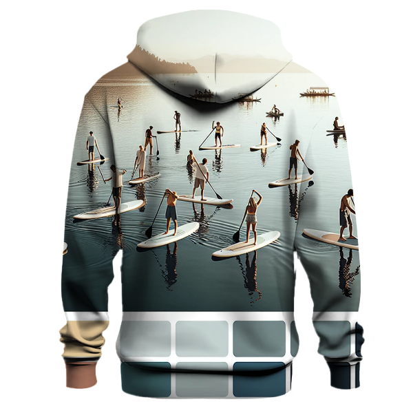 Paddleboarding - Serenity on Water Hoodie