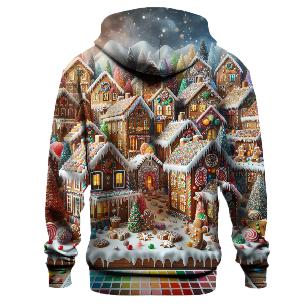 Glistening Gingerbread Town Hoodie