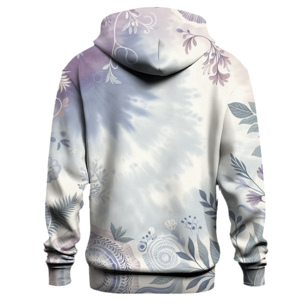 Lavender Dreams Tie-dye Design Hoodie