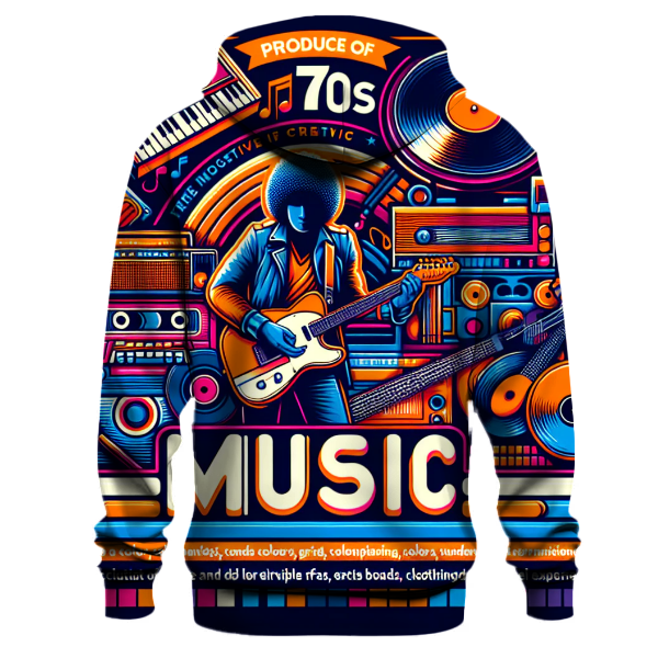 Nostalgic 70s Music Scene Hoodie