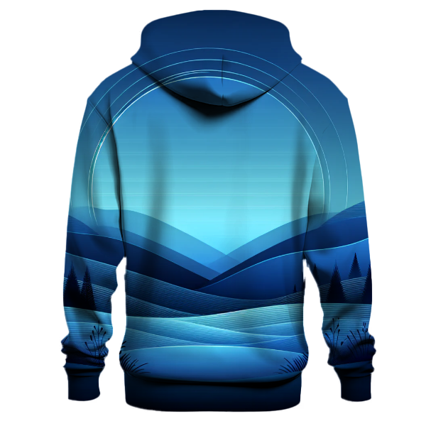 Dusk Blue Ombre Hoodie