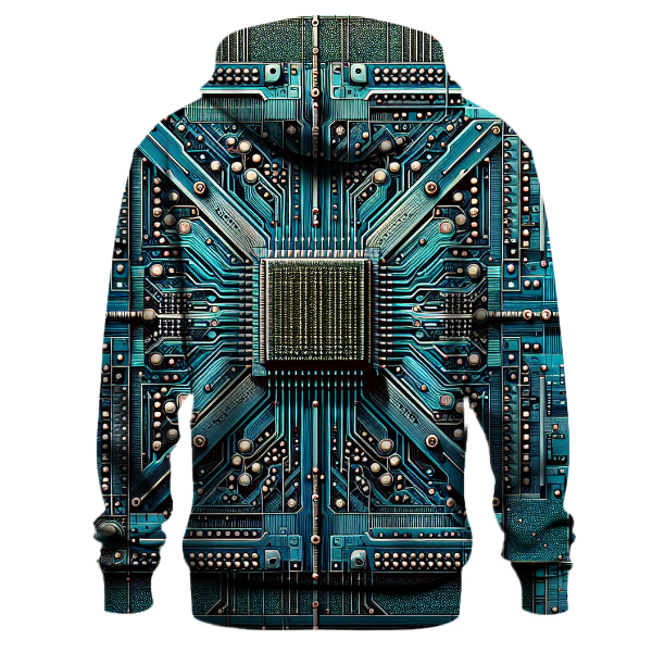 Retro Tech Circuitry Hoodie