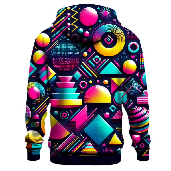 Neon Shapes Explosion Hoodie