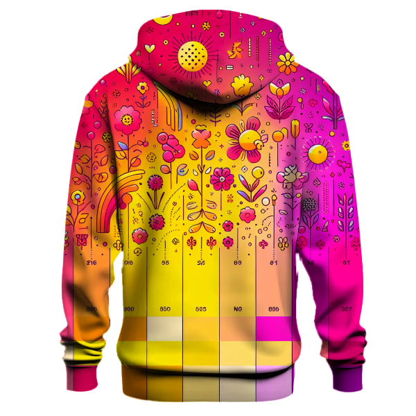 Radiant Floral Fantasy Hoodie