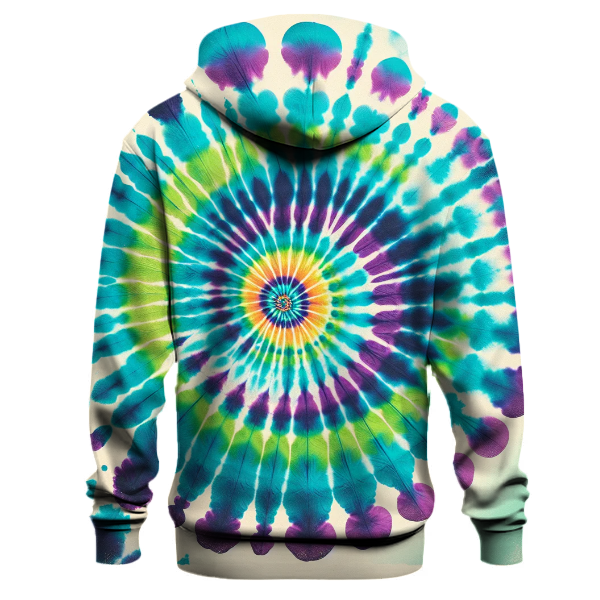 Artistic Tie-Dye Spiral Hoodie