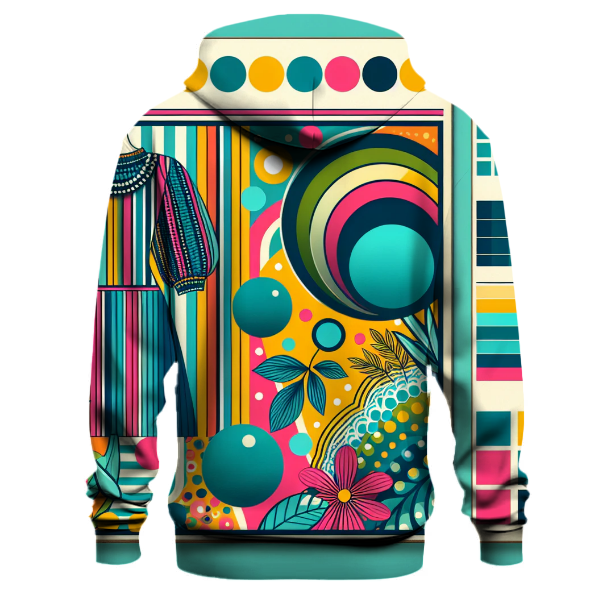 Funky Stripes and Polka Dots Hoodie