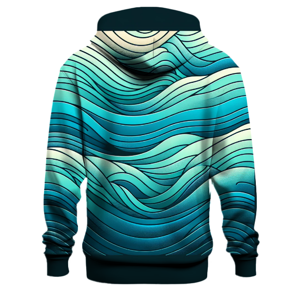 Turquoise Horizon Hoodie