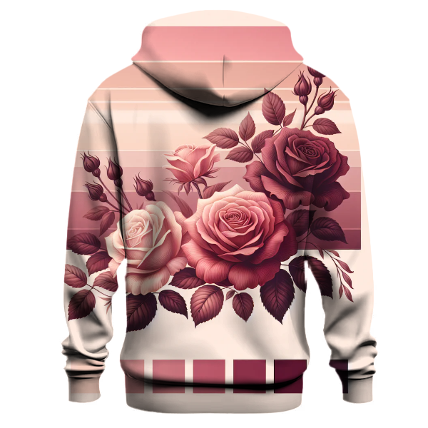 Vintage Rose Bloom Hoodie