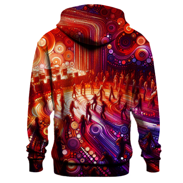 Vibrant Rhythmic Fusion Hoodie