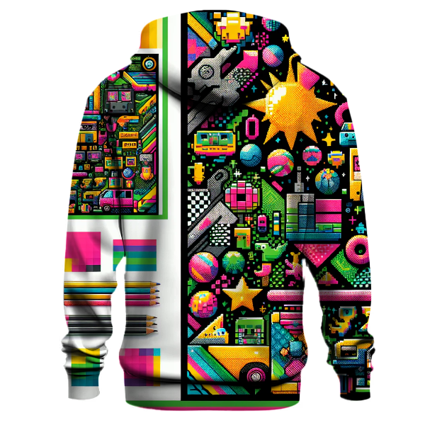 Pixelated Playground Hoodie