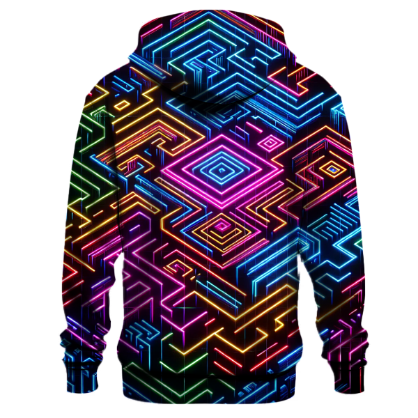Neon Laser Maze Hoodie