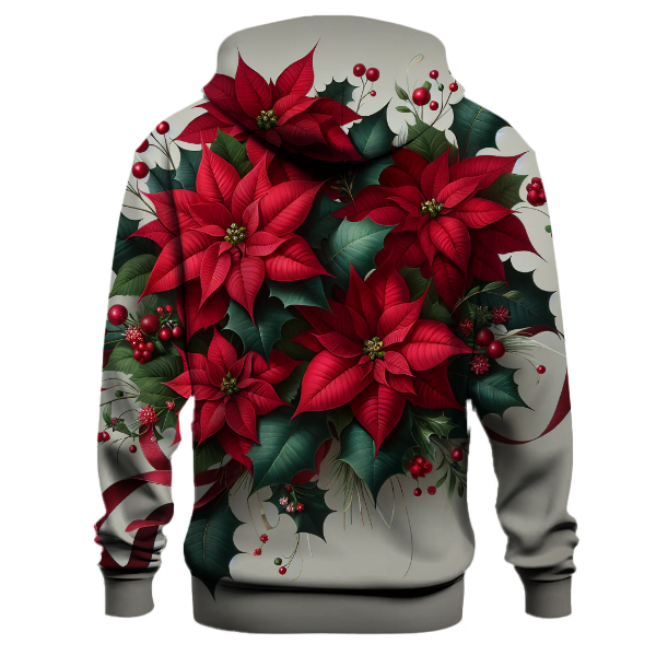 Poinsettia Holiday Elegance Hoodie
