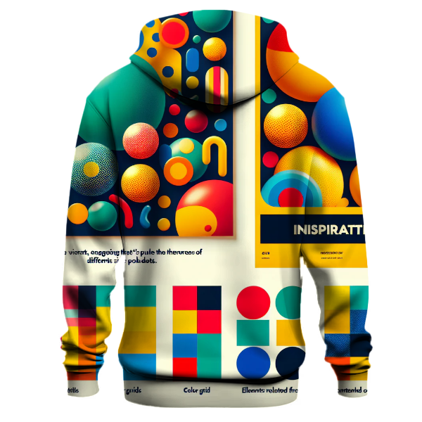 Colorful 70s Polka Dots Hoodie