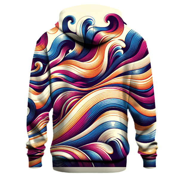 Wave Patterns Hoodie