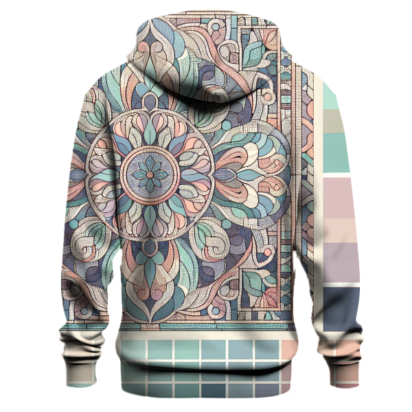 Ethereal Pastel Mosaic Hoodie