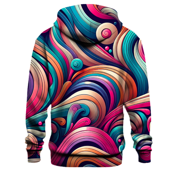 Artistic Boho Swirls Hoodie
