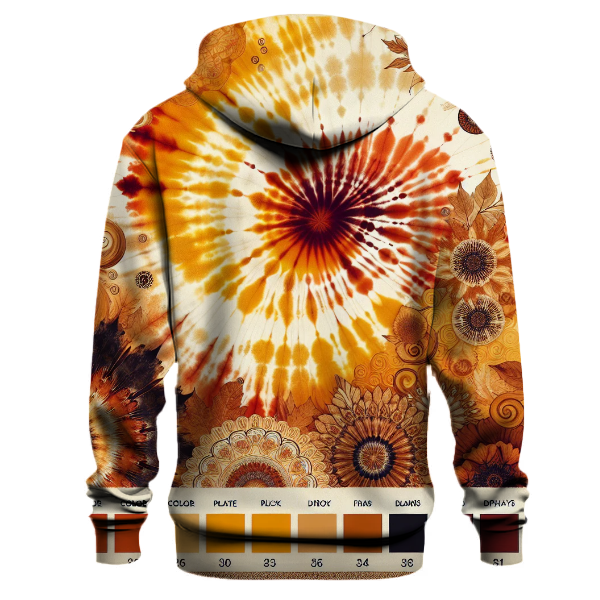 Golden Harvest Tie-dye Hoodie