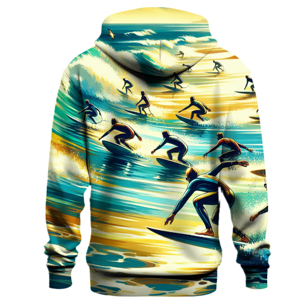 Surfing - Catching Waves Hoodie