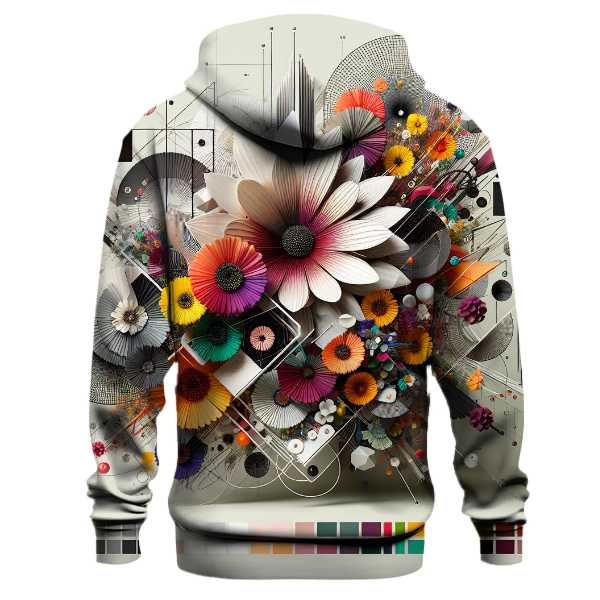 Lively Geometric Bloom Hoodie