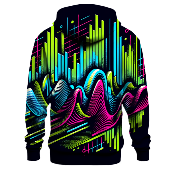 Digital Wave Energy Hoodie
