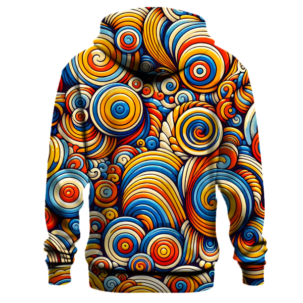 Bold Spirals of Fun Hoodie