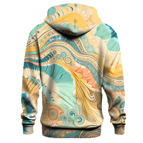 Gleaming Sands Tie-dye Design Hoodie